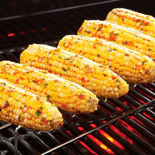 Sweet Corn On The Grill
 Grilled Corn with Roasted Red Pepper Butter Recipes