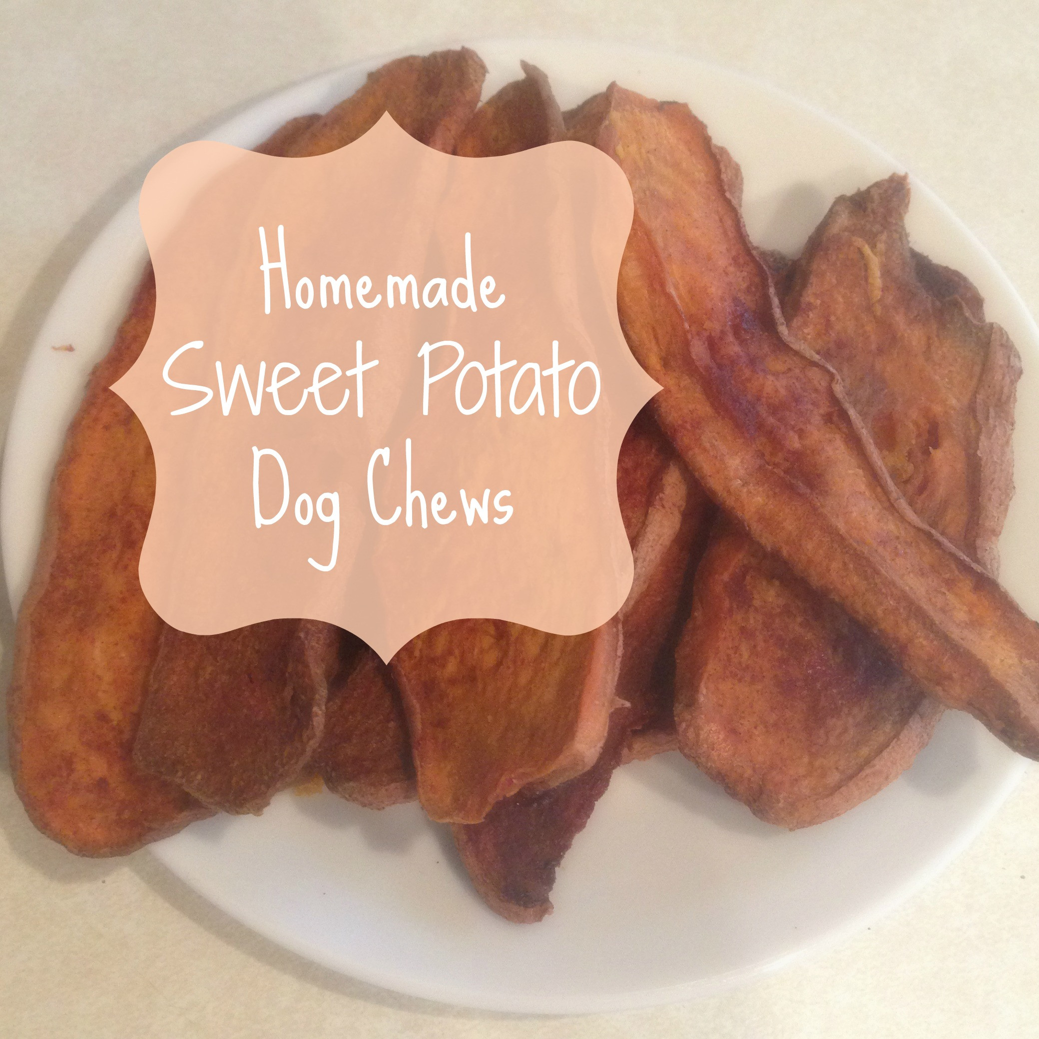 Sweet Potato Dog Chews
 Homemade Sweet Potato Dog Chews