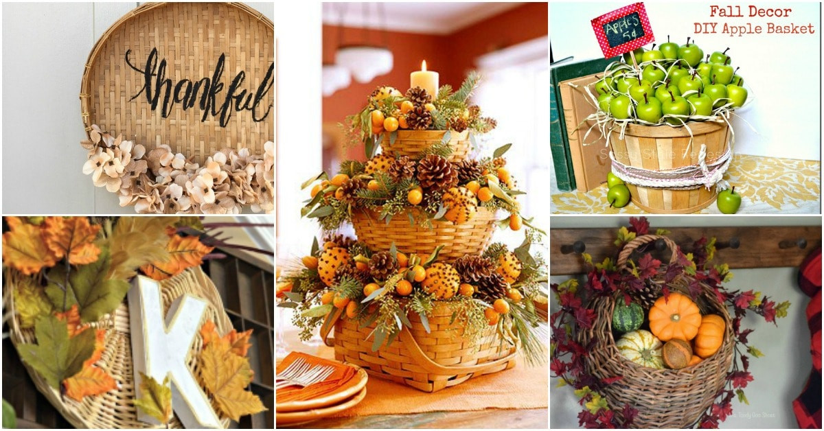 Thanksgiving Basket Ideas
 15 Fun And Creative Ways To Decorate With Baskets This