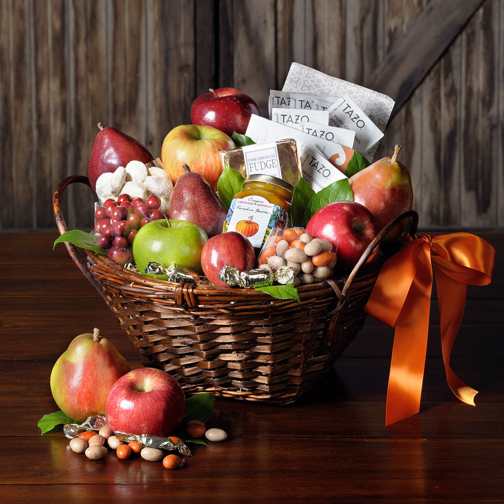 Thanksgiving Basket Ideas
 thanksgiving fruit basket T392 1000
