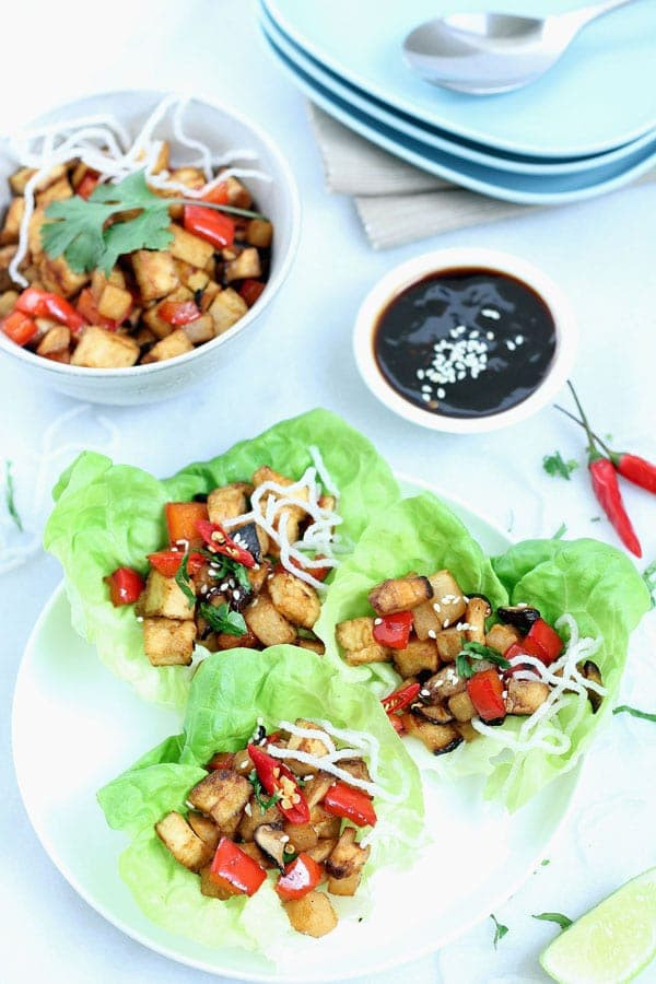 Tofu Lettuce Wraps Recipes
 Vegan Lettuce Wraps
