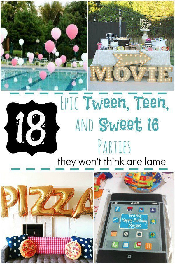 Tween Pool Party Ideas
 18 Epic Tween Teen and Sweet 16 Parties They Won t Think