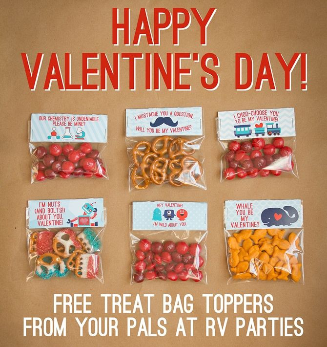 Valentines Day Treats For School
 Free Valentine s Day Printable Treats
