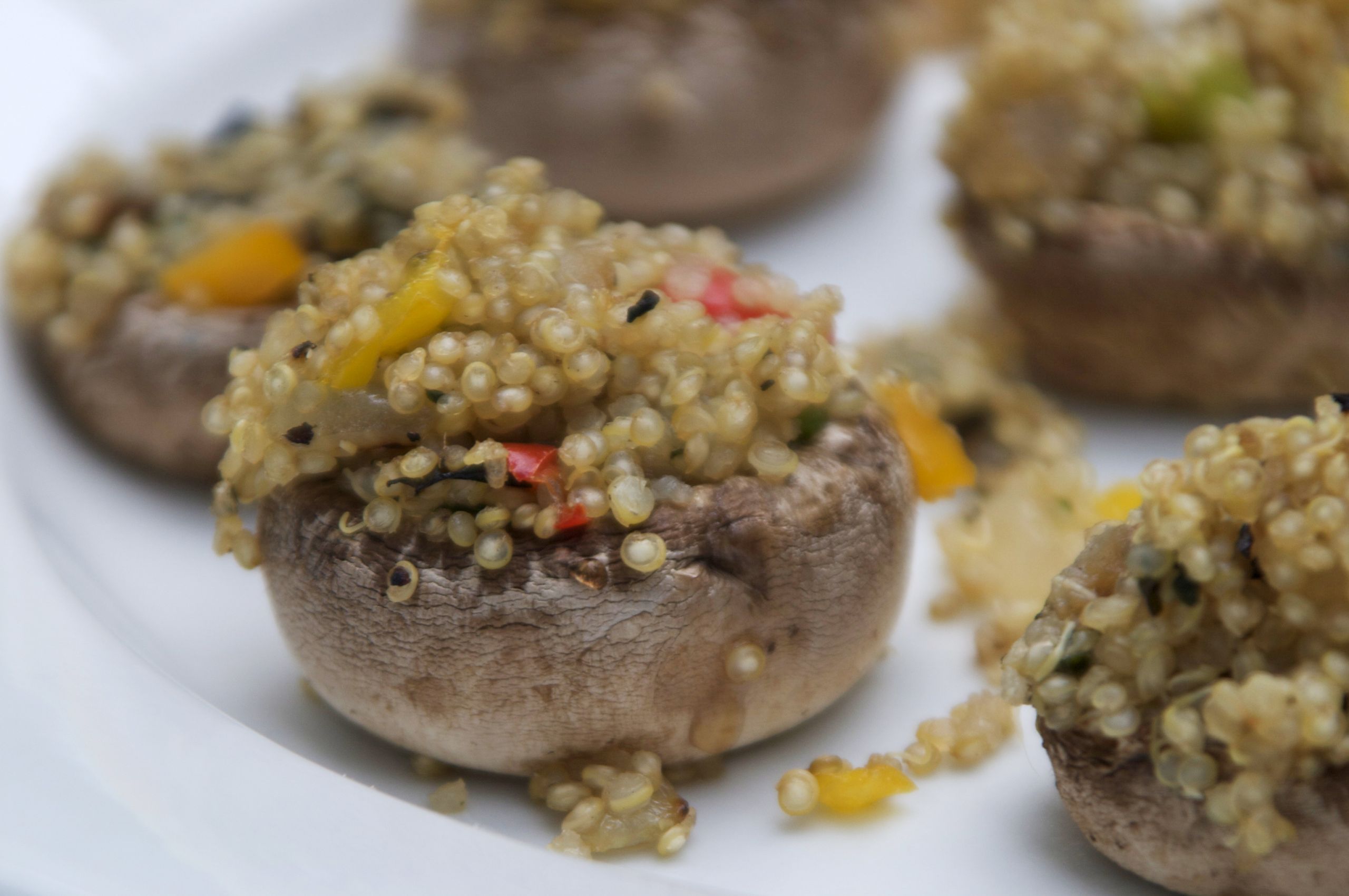 Vegan Stuffed Mushrooms Recipe
 Spicy Vegan Quinoa Stuffed Mushrooms