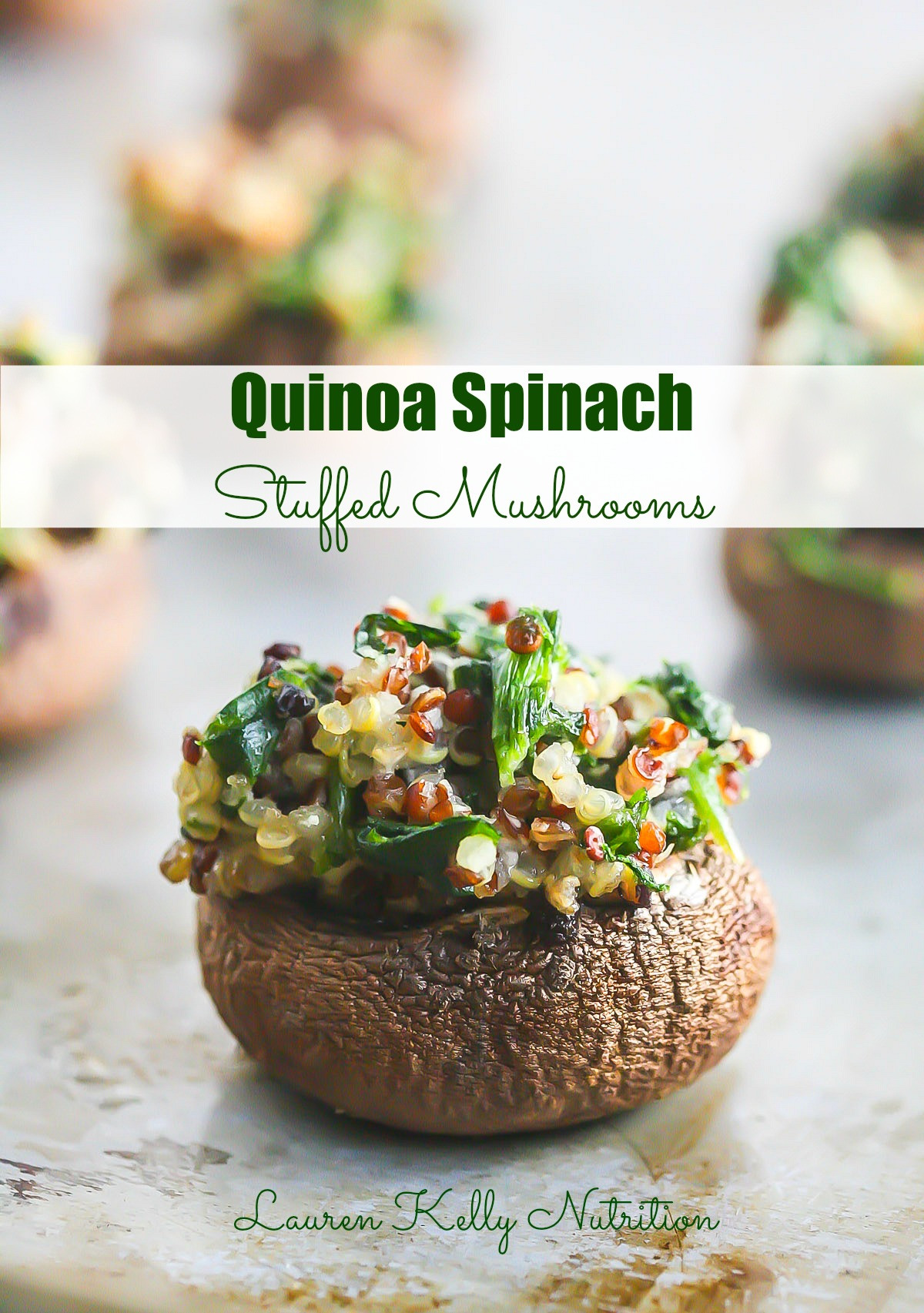 Vegan Stuffed Mushrooms Recipe
 Quinoa Spinach Stuffed Mushrooms Gluten Free Easy