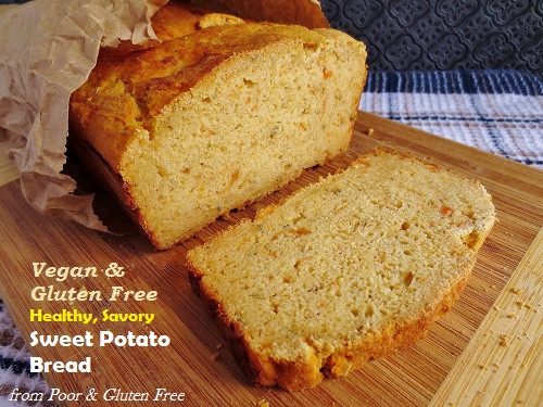 Vegan Sweet Potato Bread
 Poor and Gluten Free with Oral Allergy Syndrome