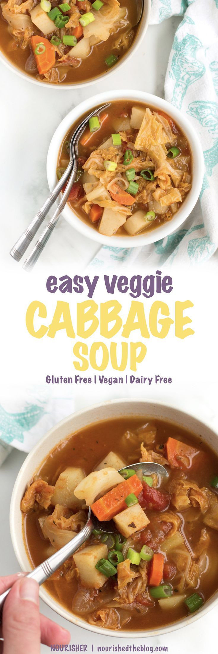 Vegetarian Cabbage Recipes Easy
 Easy Veggie Cabbage Soup Recipe