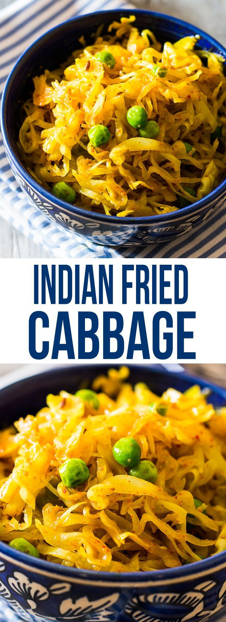 Vegetarian Cabbage Recipes Easy
 Indian Fried Cabbage Recipe Curries in 2019