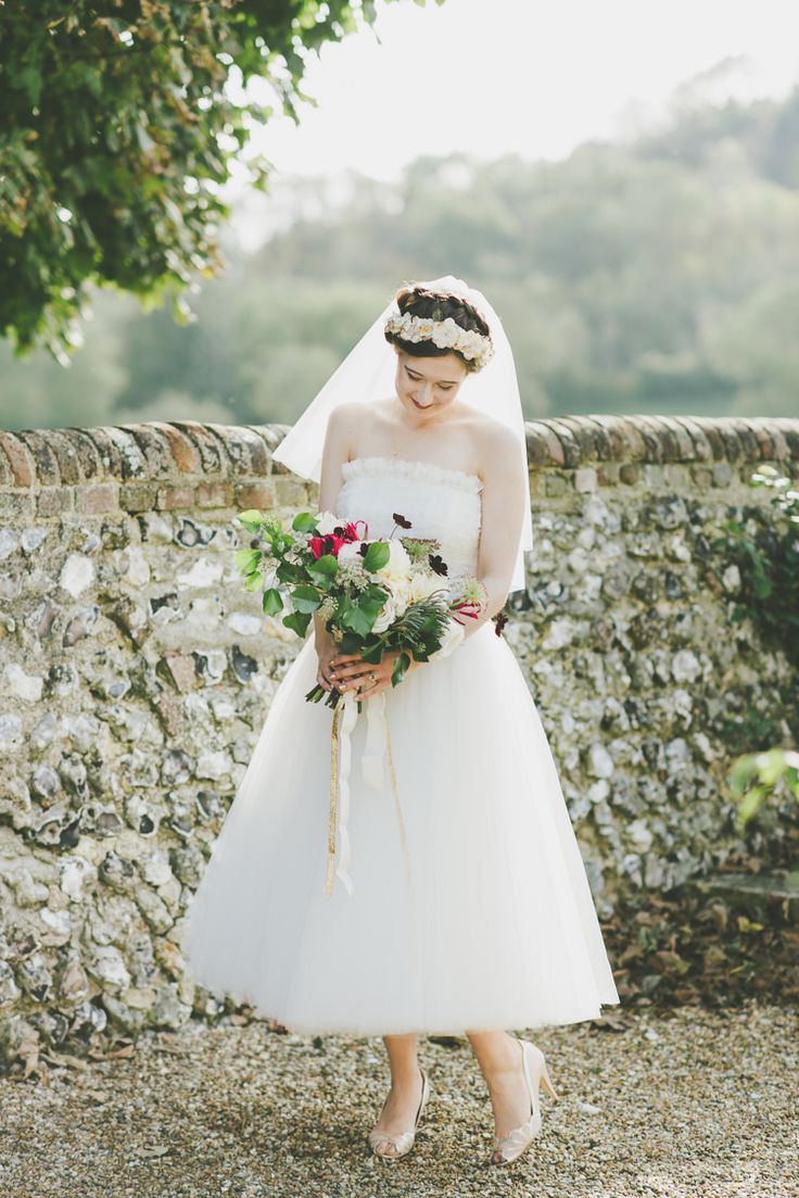 Veils For Short Wedding Dresses
 274 best Tea Length & Short Wedding Dresses images on