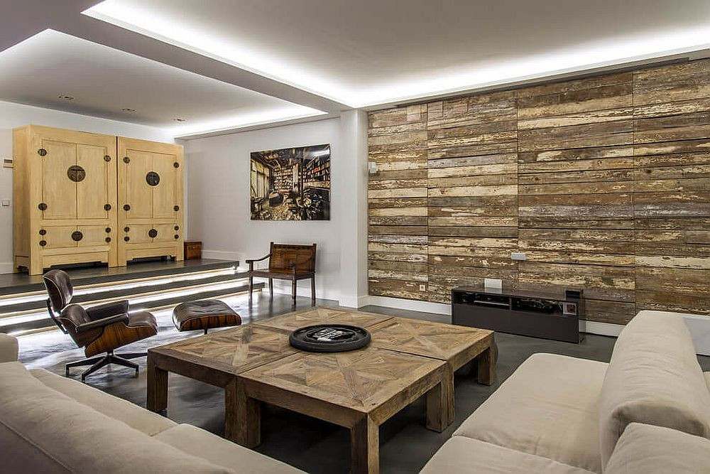 Wall Designs For Living Room
 Warmth and Texture 10 Unique Living Room Wood Accent Walls