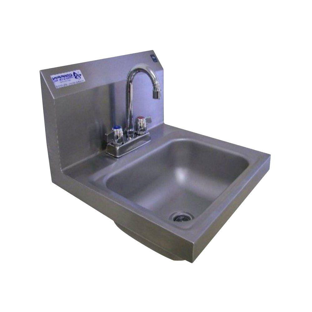 Wall Mounted Kitchen Sinks
 Griffin Products H30 Series Wall Mount Stainless Steel