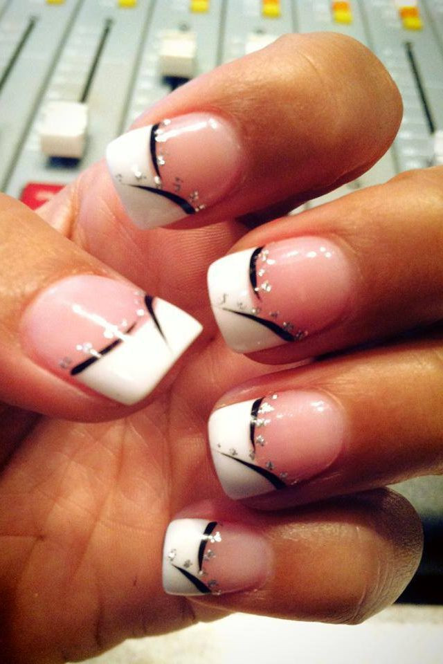 White Tip Nail Ideas
 Pin by Eden Richard on Nailing Ideas in 2019