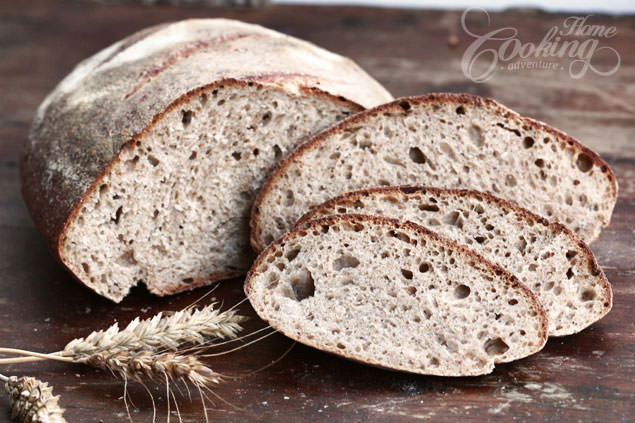 Wholewheat Sourdough Bread
 50 Percent Whole Wheat Sourdough Bread Home Cooking