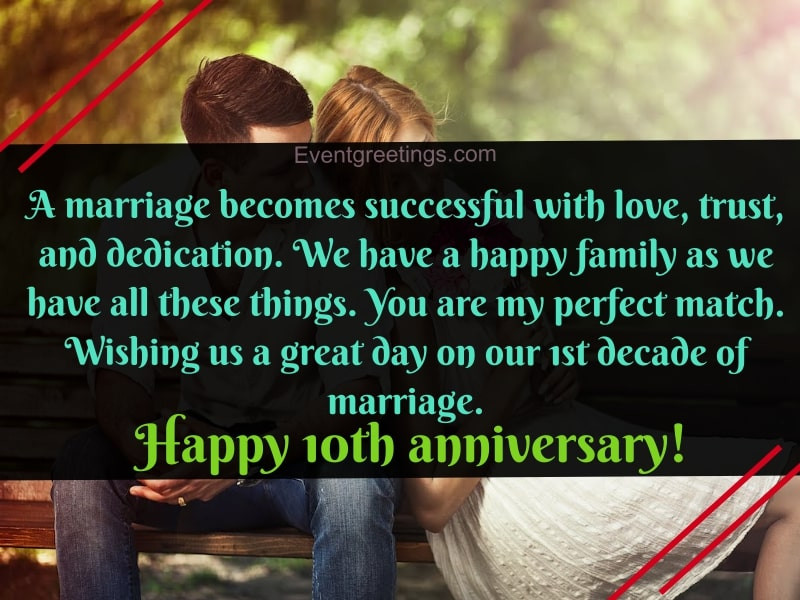 10 Year Anniversary Quotes
 25 Exclusive Happy 10 Year Anniversary Quotes With