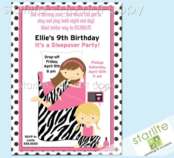 10th Birthday Party Invitations
 Unavailable Listing on Etsy