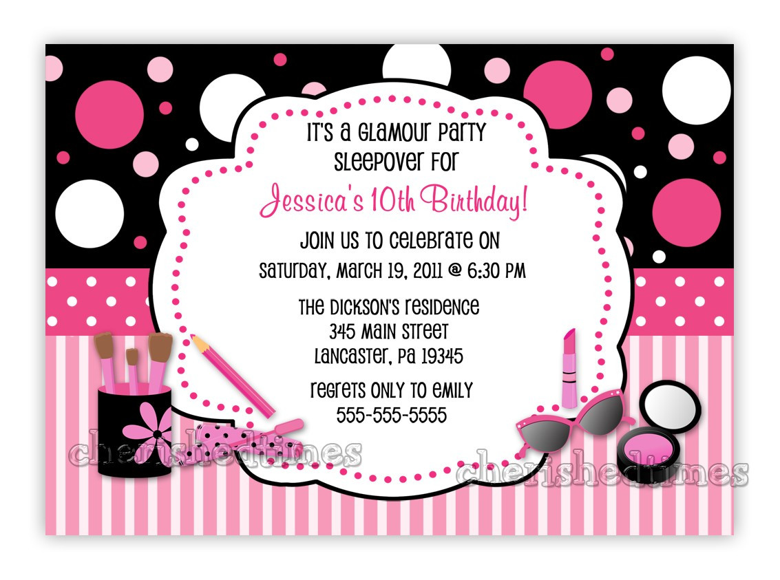10th Birthday Party Invitations
 10th Birthday Party Invitation Wording