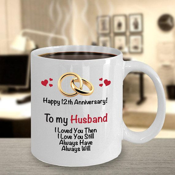 12 Year Wedding Anniversary Gifts For Him
 12th Anniversary Gift Ideas for Husband 12th Wedding
