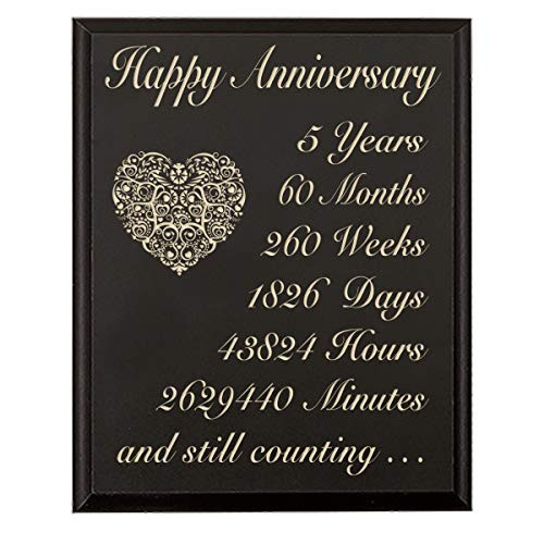 12 Year Wedding Anniversary Gifts For Him
 5th Anniversary Wood Gifts for Him Amazon