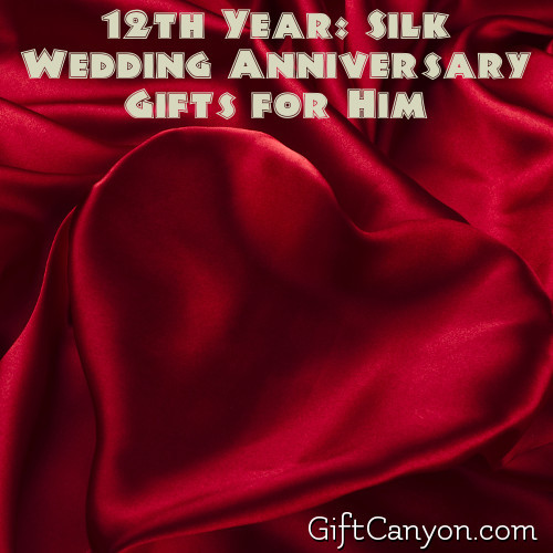 12 Year Wedding Anniversary Gifts For Him
 12th Year Silk Wedding Anniversary Gifts for Him Gift