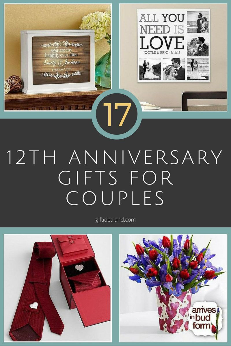 12 Year Wedding Anniversary Gifts For Him
 35 Good 12th Wedding Anniversary Gift Ideas For Him & Her