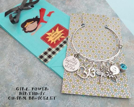 13Th Birthday Gift Ideas For Daughter
 13th Birthday Girl 13th Birthday Charm Bracelet Teenage