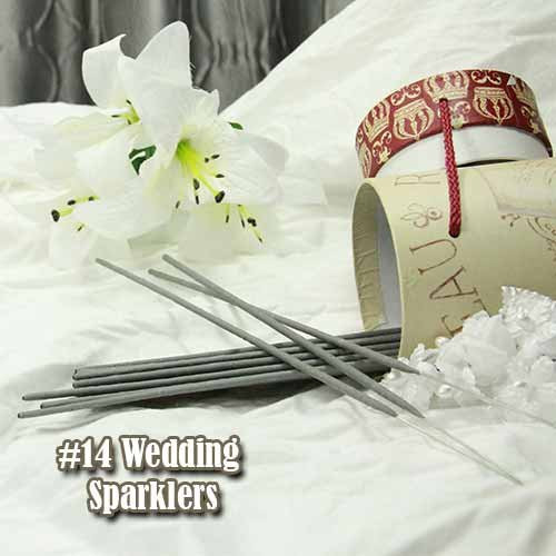 14 Inch Wedding Sparklers
 14 Inch Wedding Sparklers 72pc 14 Gold Wedding