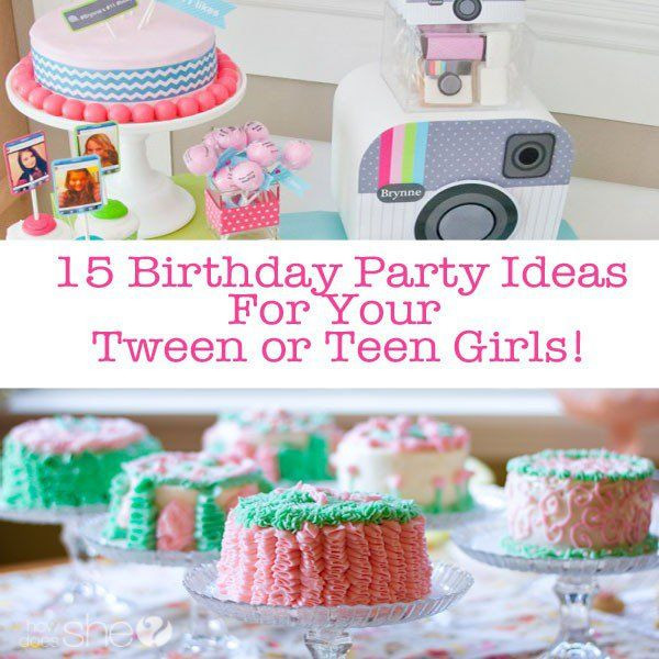 15Th Birthday Party Ideas Girl
 15 Teen Birthday Party Ideas For Teen Girls