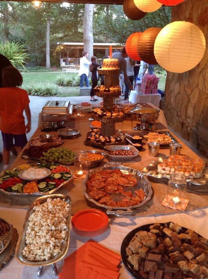 16Th Birthday Party Food Ideas
 Sweet 16 bonfire dancing and of course lots of food for