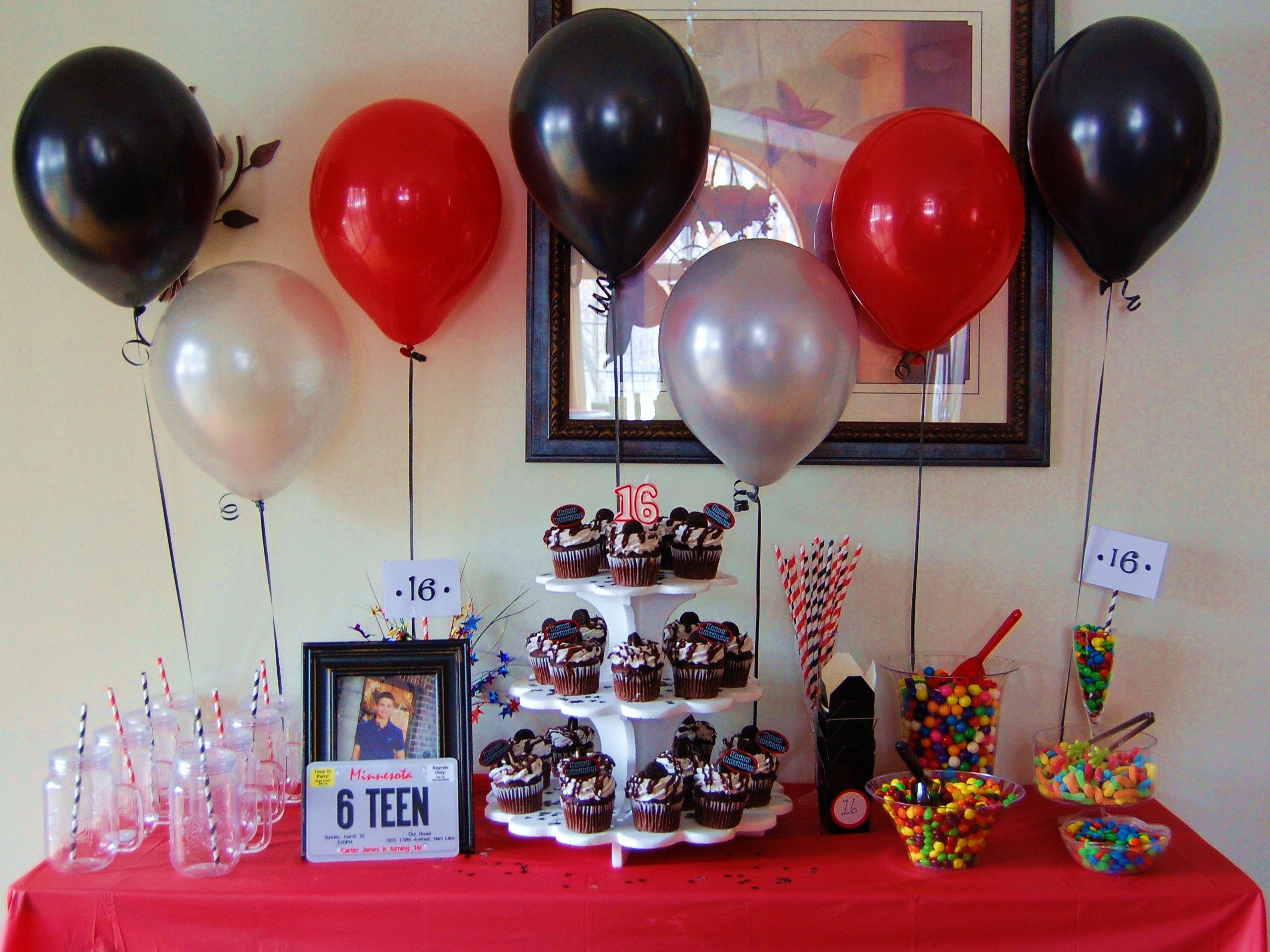 16Th Birthday Party Ideas For Girls
 SIXTEENTH BIRTHDAY for a GUY Sweet sixteen party ideas