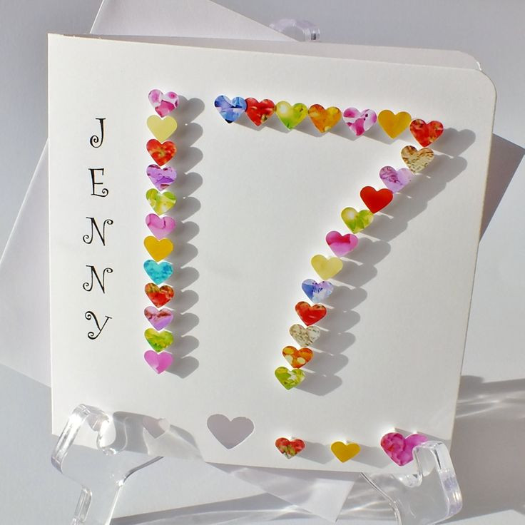 17Th Birthday Gift Ideas For Daughter
 234 best Bright Heart Design Cards images on Pinterest