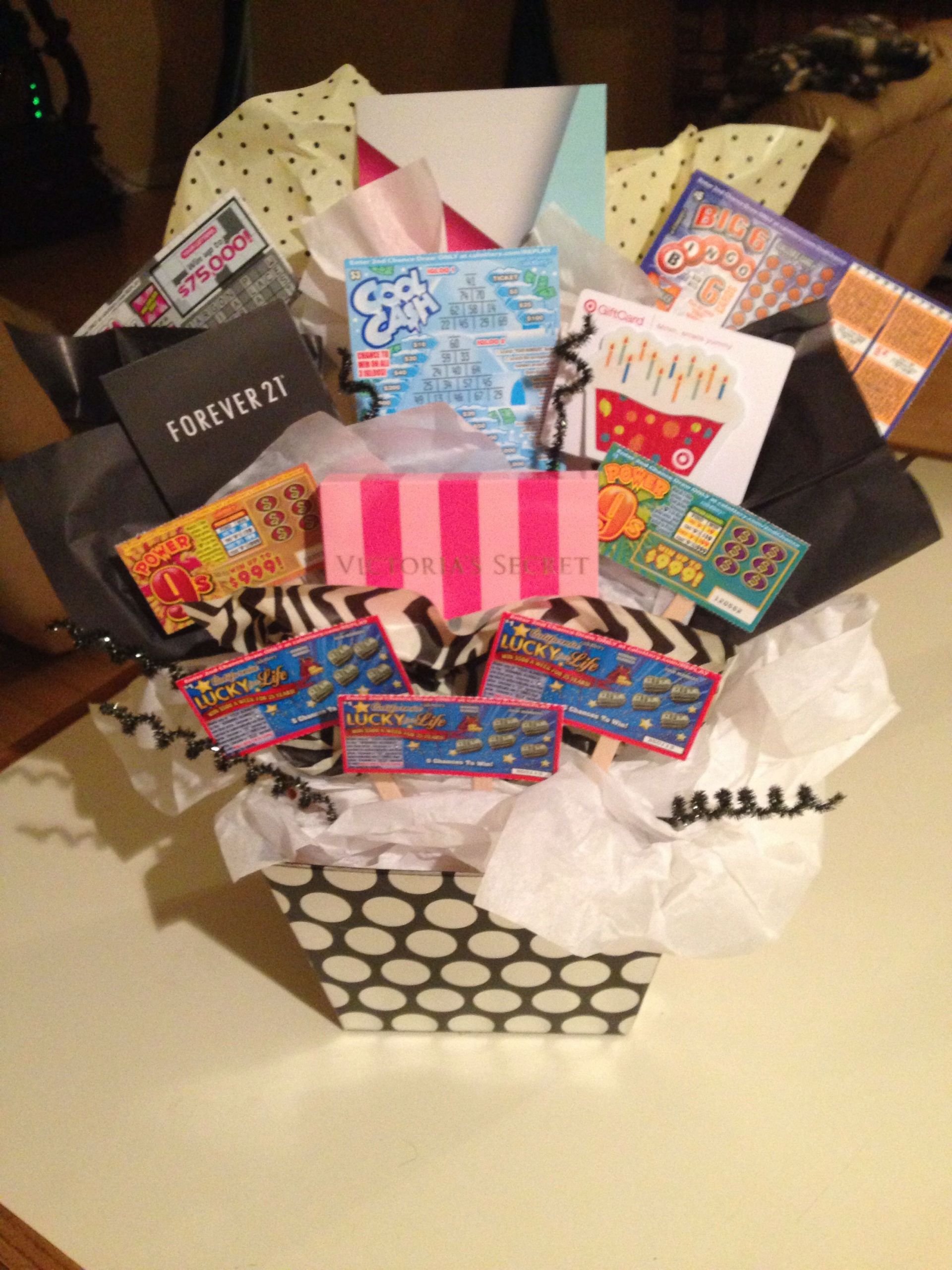 18 Birthday Gift Ideas
 Made for my sisters 18th birthday …