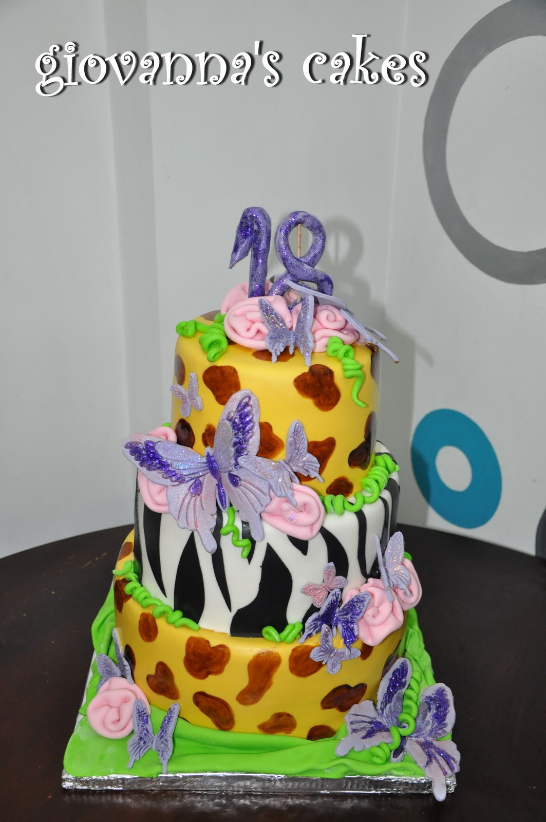 18 Year Old Birthday Cakes
 giovanna s cakes 18 years old birthday cake