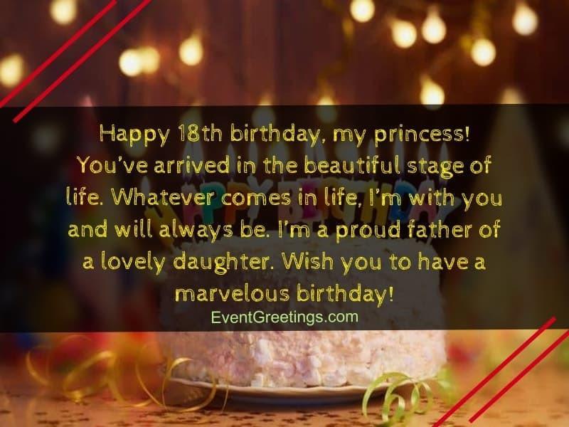 18th Birthday Quotes For Daughter
 50 Best 18th Birthday Quotes And Wishes For Dearest e