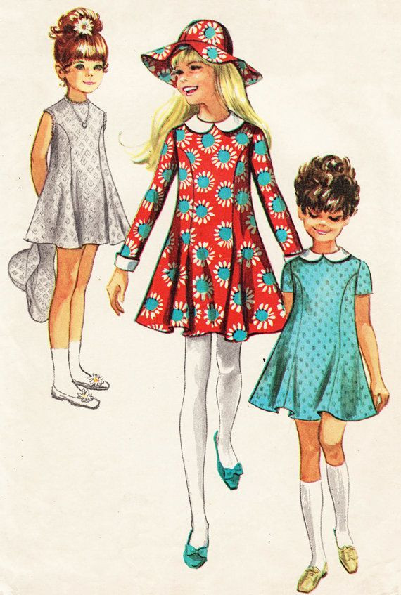 1960S Children Fashion
 1960 s girl s dress My Grandma made this pattern for my
