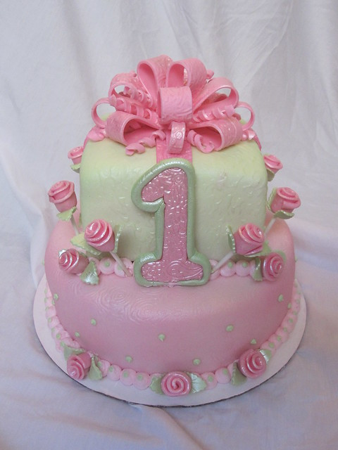 1st Birthday Cake For Girl
 1st first birthday cake girl