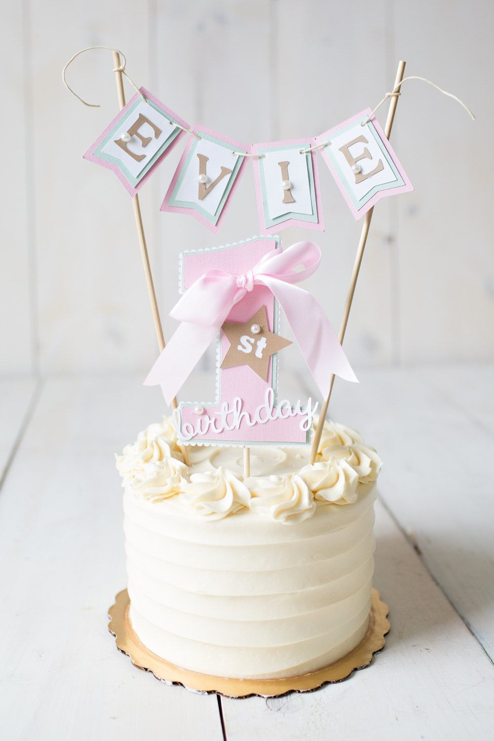 1st Birthday Cake Ideas For Girl
 GIRL FIRST BIRTHDAY First Birthday Decorations 1st