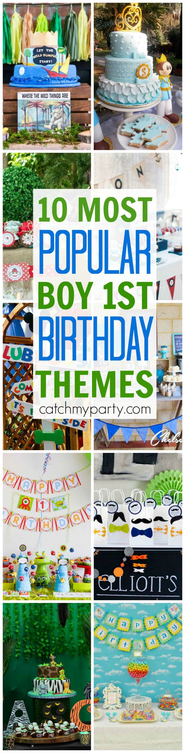 1st Birthday Party Boy
 10 Most Popular Boy 1st Birthday Party Themes