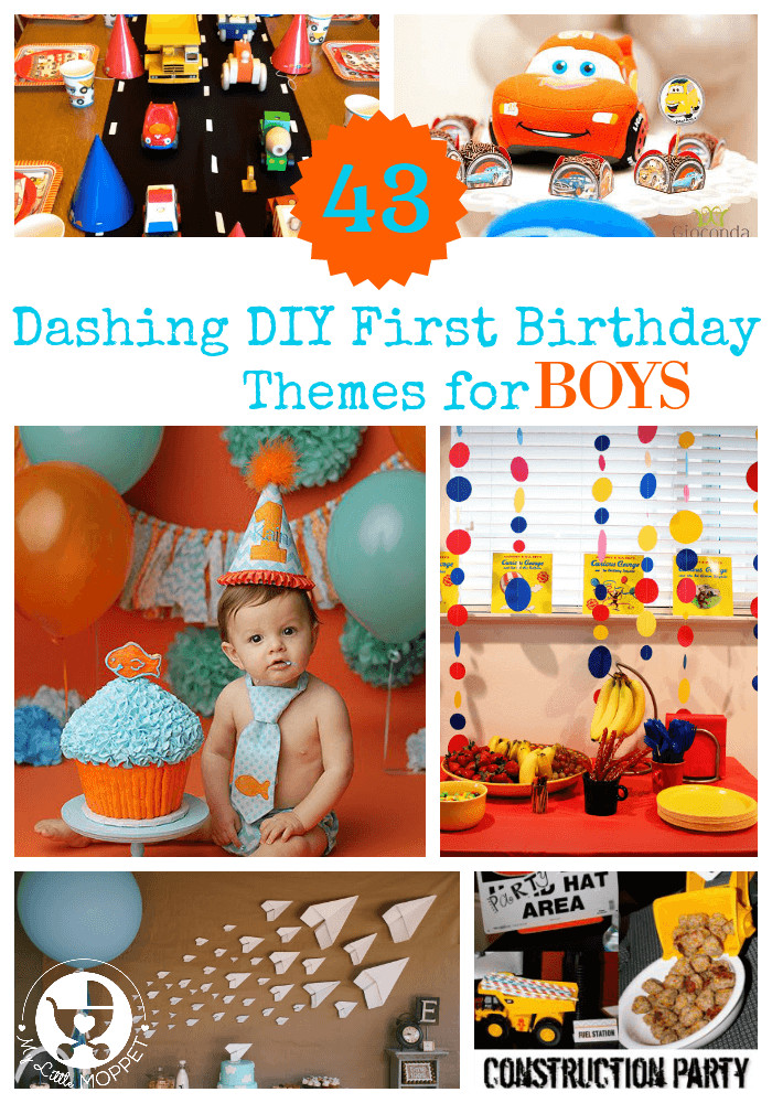 1st Birthday Party Boy
 43 Dashing DIY Boy First Birthday Themes