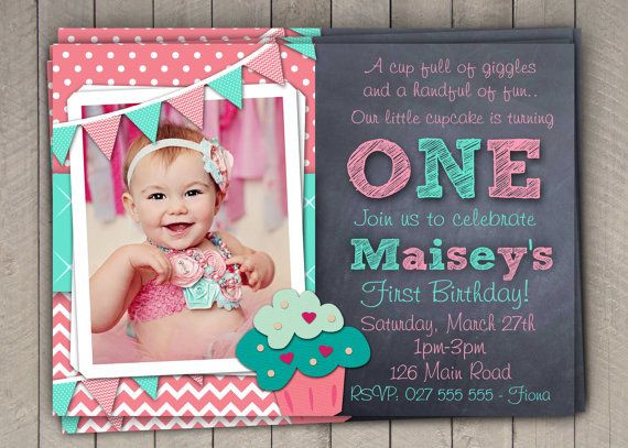 1st Birthday Party Invitation Wording
 Wording For First Birthday Invitations
