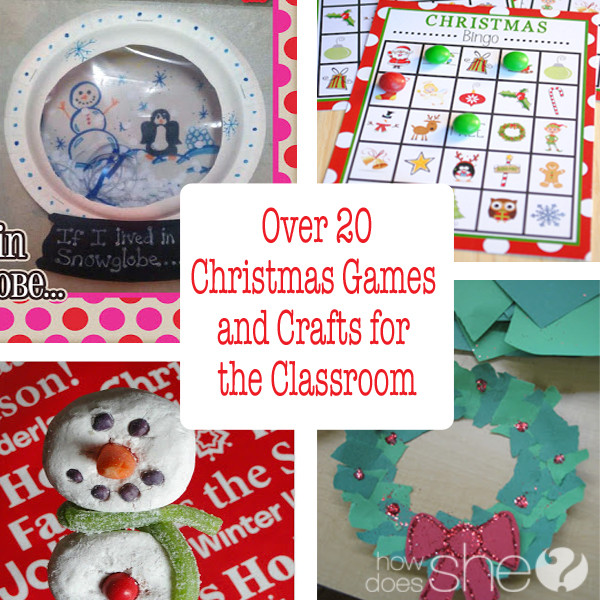 1St Grade Christmas Party Ideas
 Over 20 Christmas Games and Crafts for the Classroom