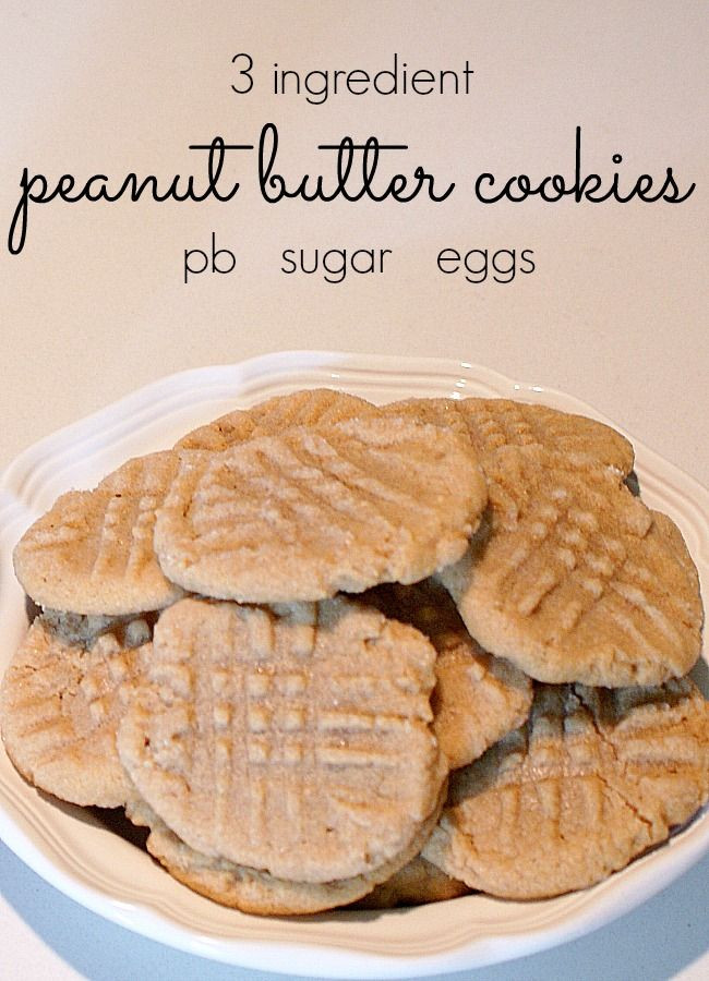 2 Ingredient Peanut Butter Cookies No Egg
 127 best images about Camping Recipes on Pinterest