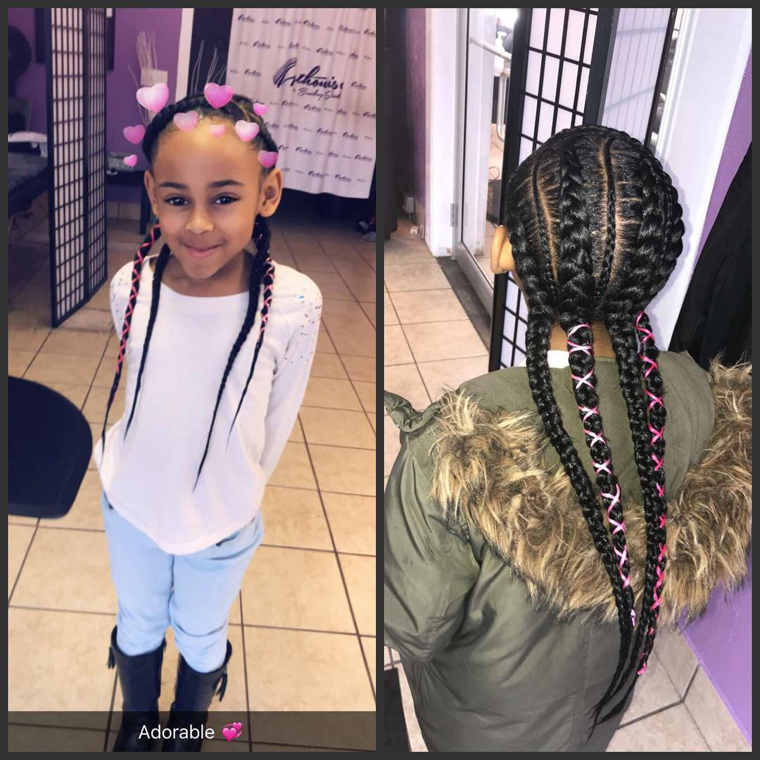2 Little Girls Hairstyles
 Awesome Braided Hairstyles For Little Girls Loud In Naija
