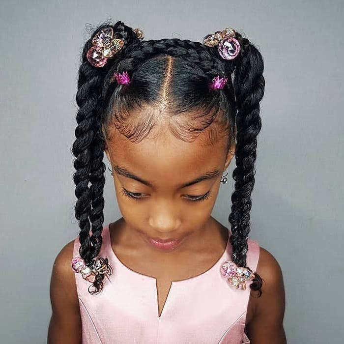 2 Little Girls Hairstyles
 1001 ideas for beautiful and easy little girl hairstyles