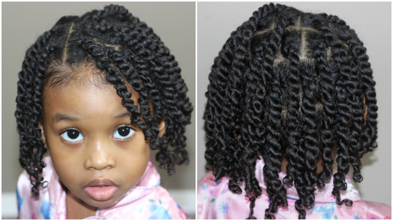 2 Little Girls Hairstyles
 Two Strand Twists for Kids