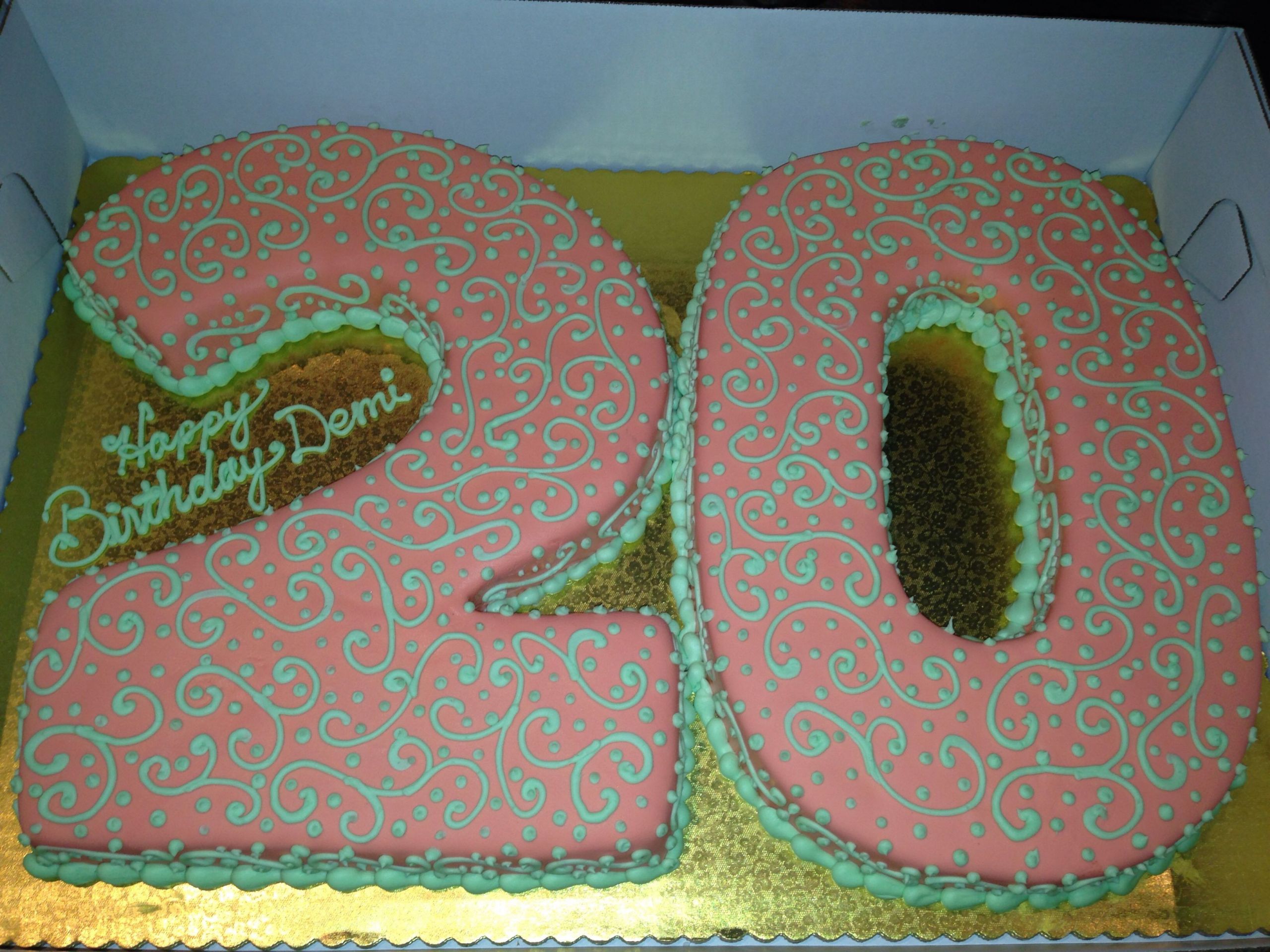 20th Birthday Cake Ideas
 20th birthday cake Food Pinterest