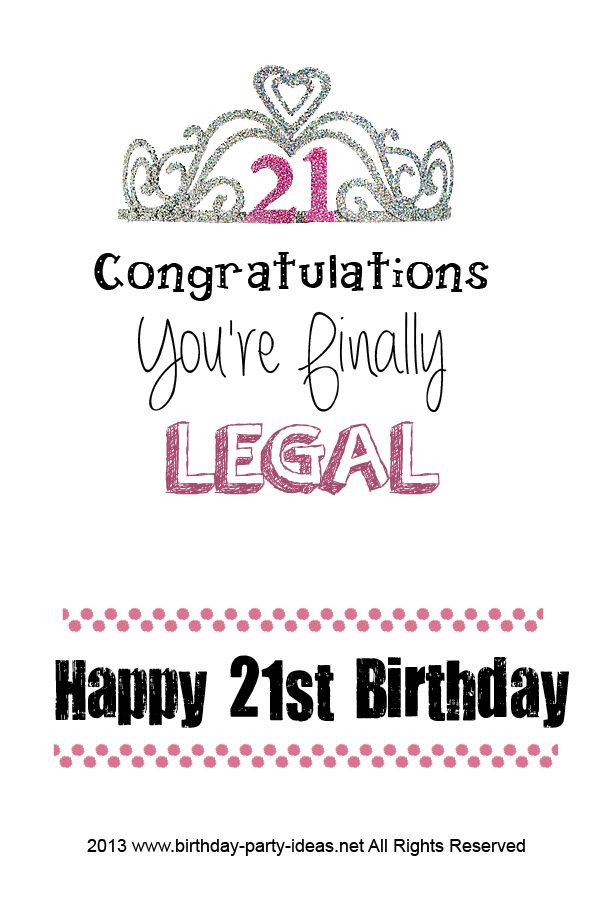 21st Birthday Quotes For Her
 Happy 21st Birthday Meme Funny and with