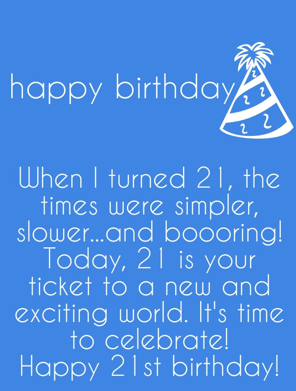21st Birthday Quotes For Her
 Happy 21st Birthday Quotes QuotesGram