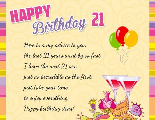 21st Birthday Quotes For Her
 21st Birthday Quotes and Wishes
