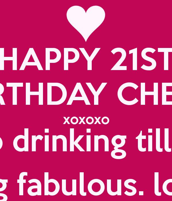 21st Birthday Quotes For Her
 21 Birthday Quotes For Girls QuotesGram