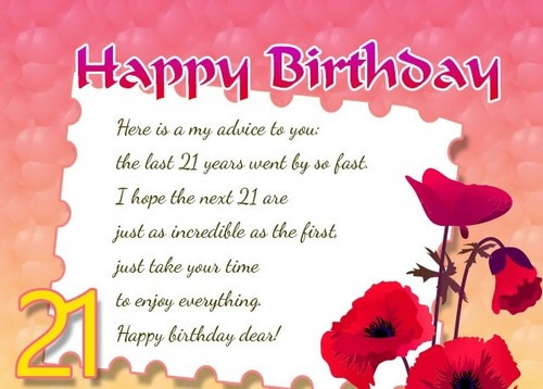 21st Birthday Quotes For Her
 21st Birthday Quotes and Wishes